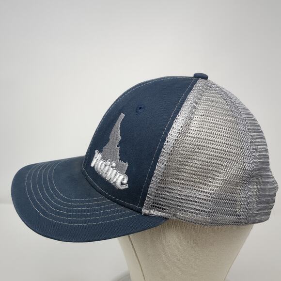 Idaho Native Snapback Trucker Hat Blue One Size Adjustable Arcadian Outfitters - Picture 3 of 9